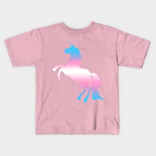 Trans Pride Unicorn Kids T-Shirt